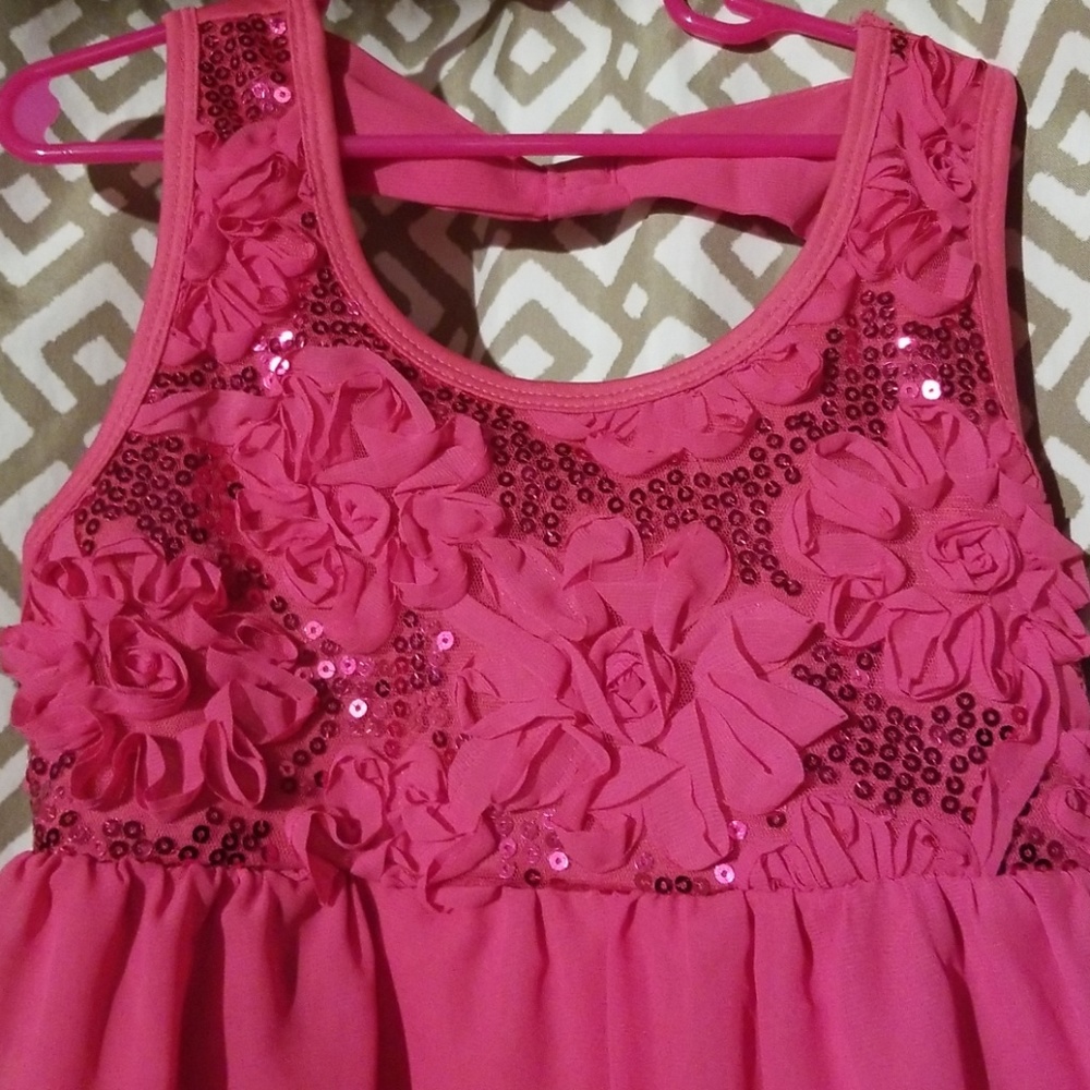 Girls chiffon dress - Picture 3 of 3